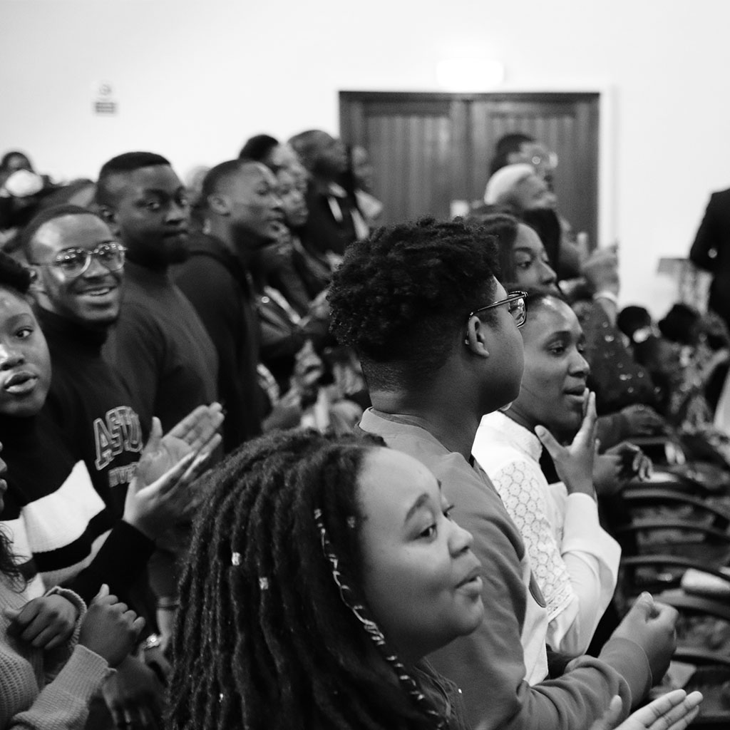 People worshiping in church in the united kingdom